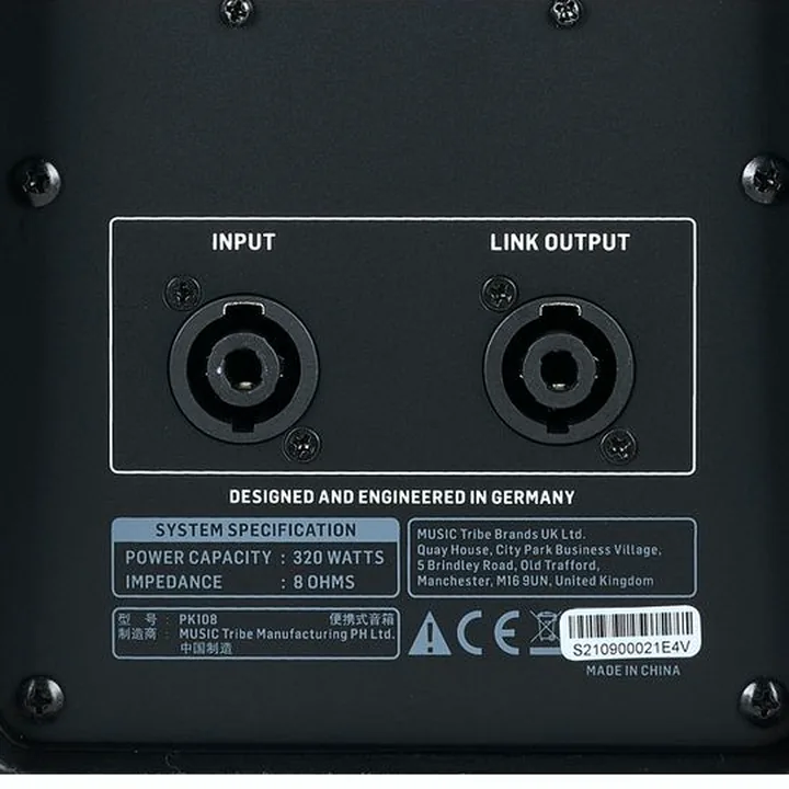 Test & Avis : Behringer PK108