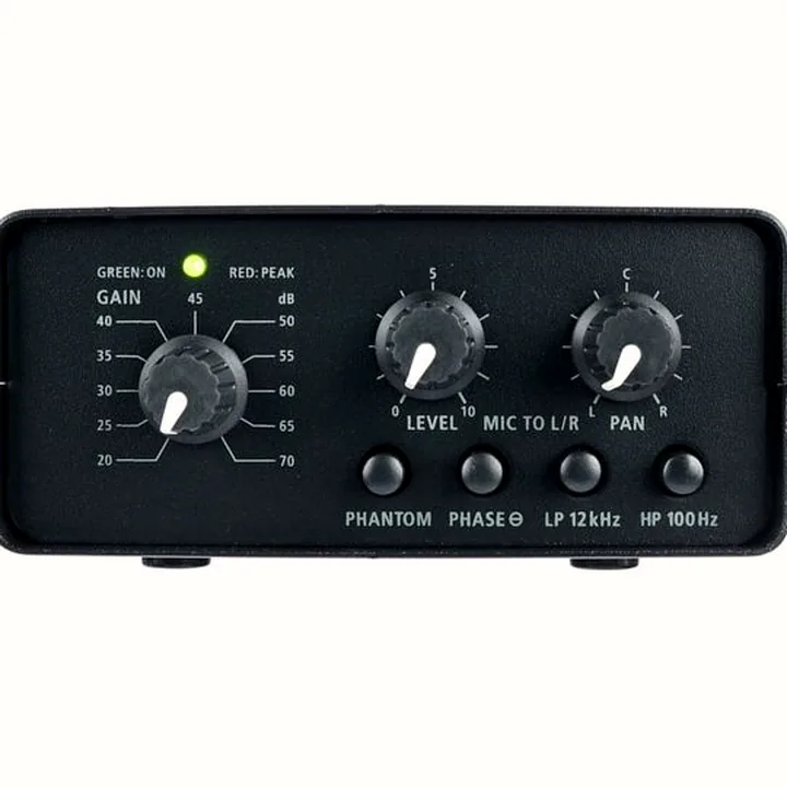 Test & Avis du préampIMG Stageline MPA-102
