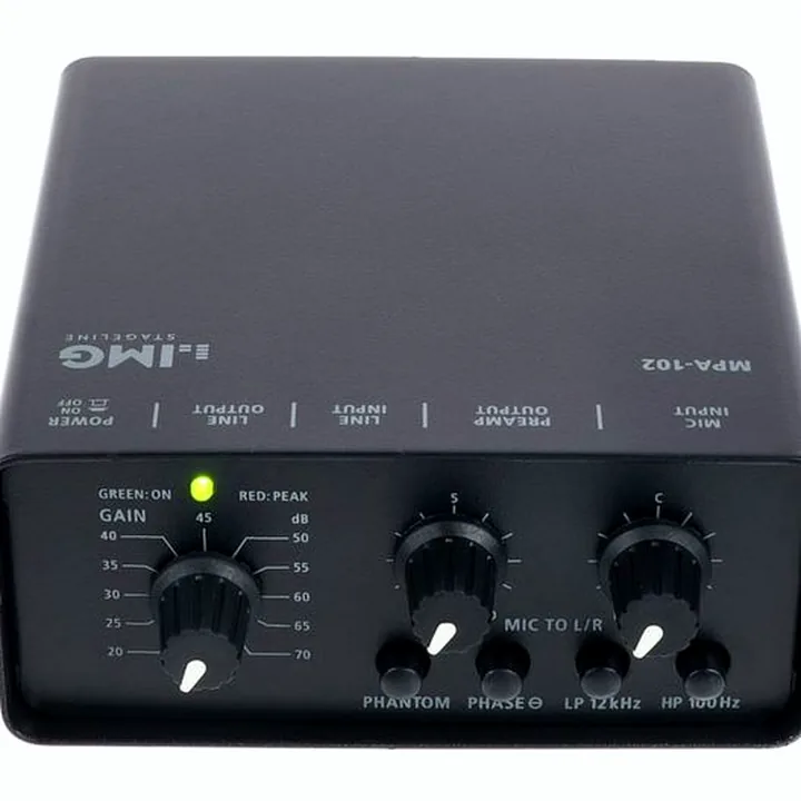 Test & Avis du préampIMG Stageline MPA-102
