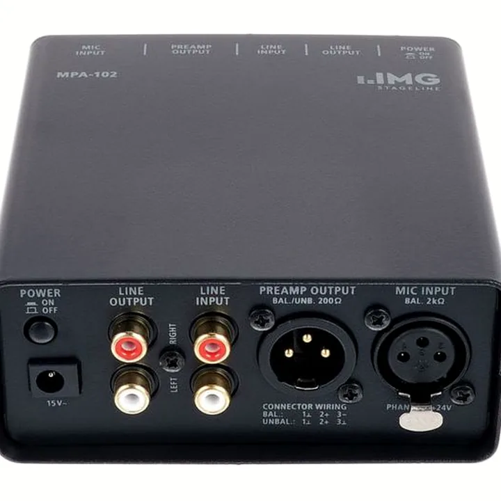 Test & Avis du préampIMG Stageline MPA-102