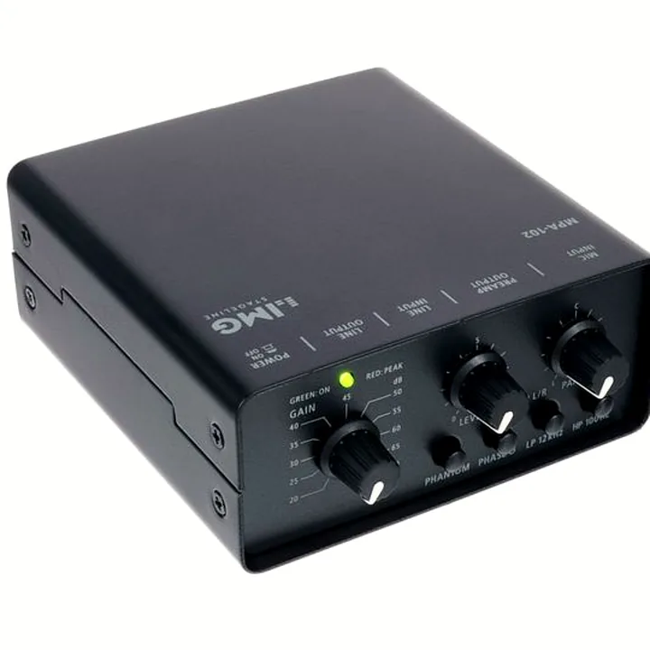 Test & Avis du préampIMG Stageline MPA-102