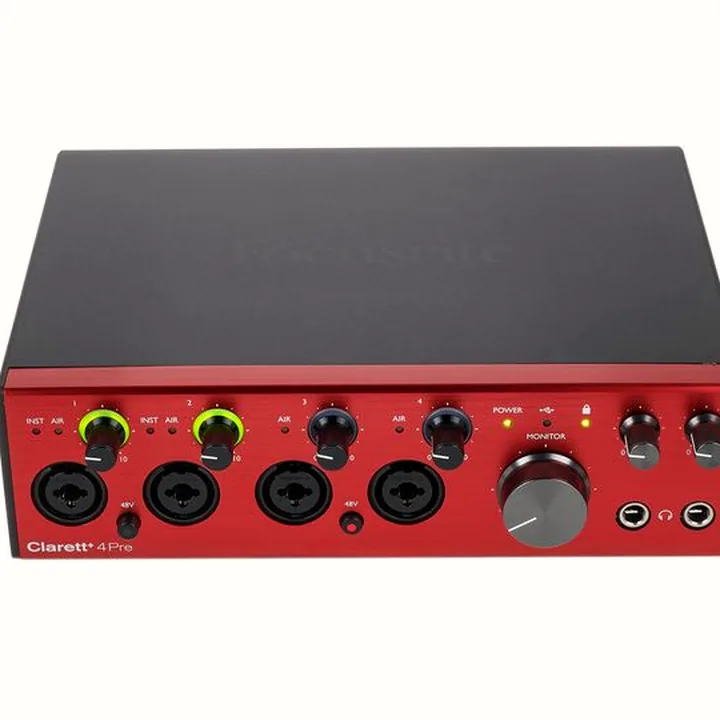 Test & Avis : Focusrite Clarett+ 4Pre