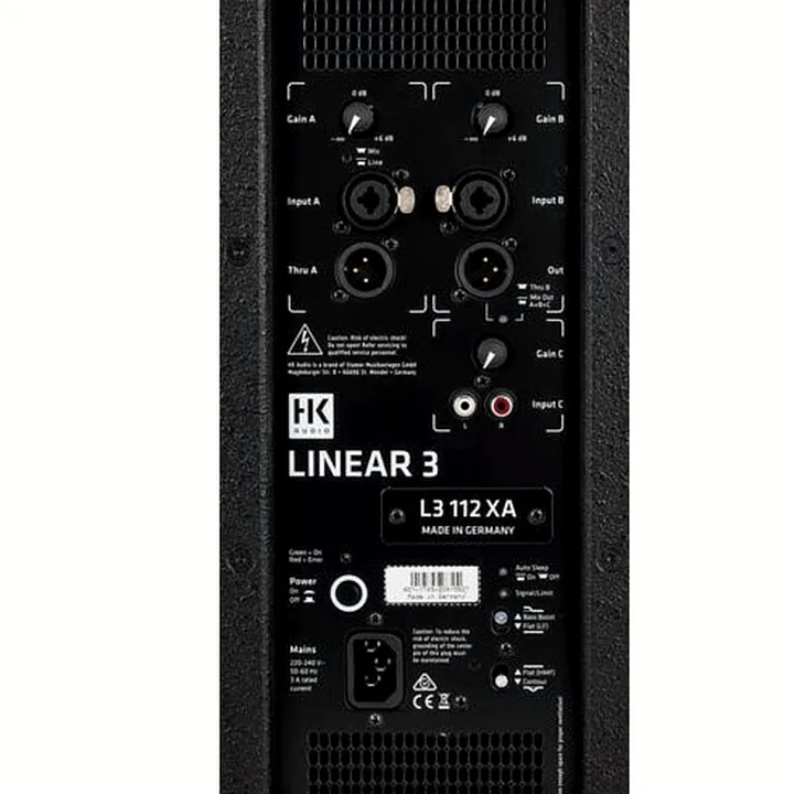 Test, Avis : HK Audio LINEAR 3 112 XA
