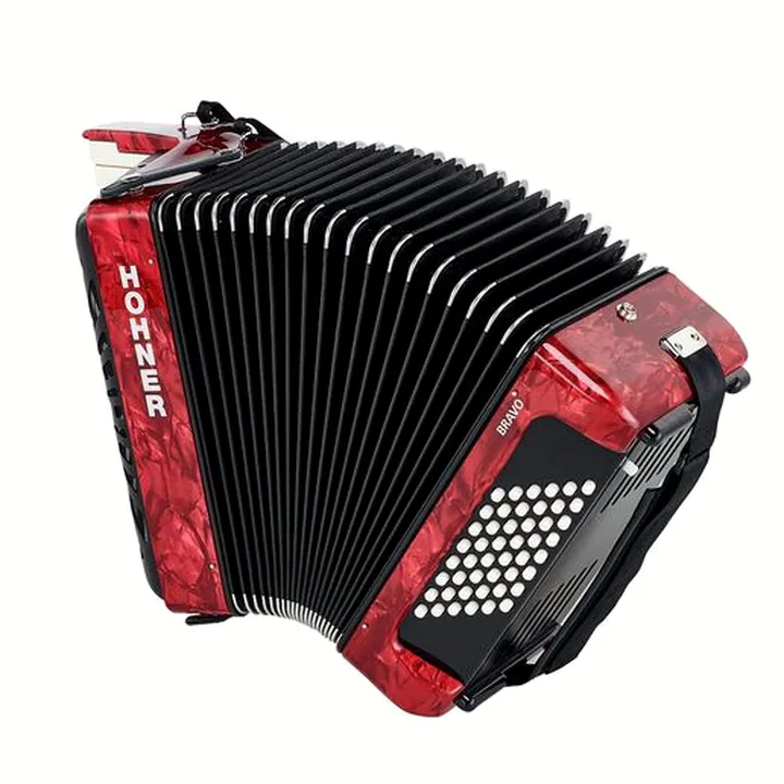 Test, Avis : Hohner Bravo II 48 Red silent key