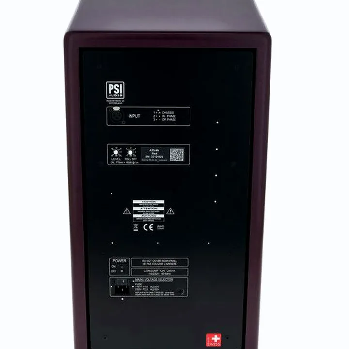 Test, Avis : PSI Audio A25-M Studio Red