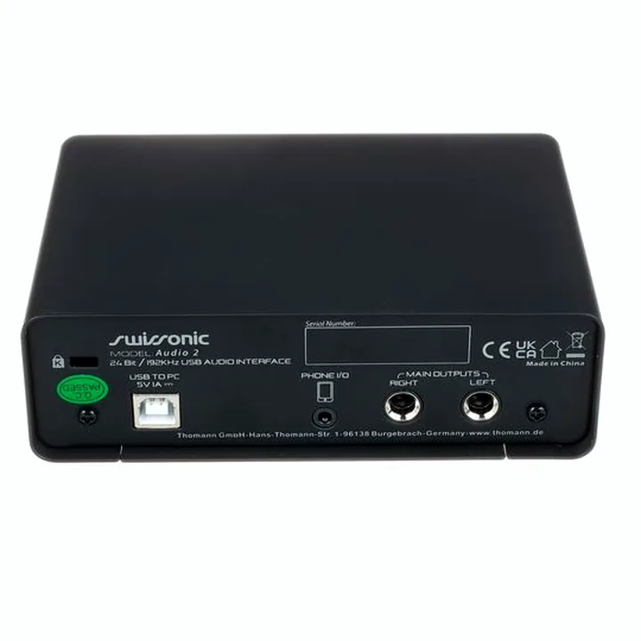 Test & Avis : Swissonic Audio 2