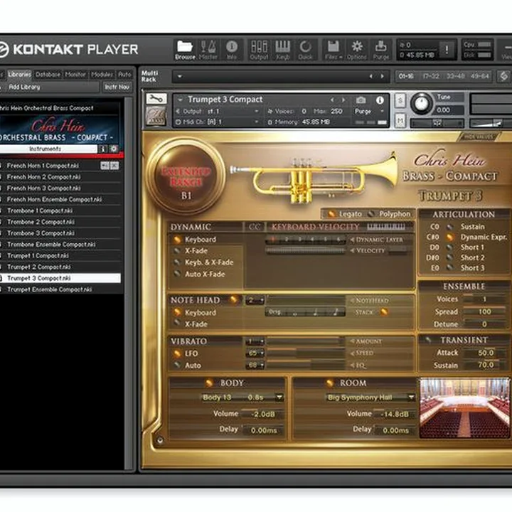 Test et Avis : Best Service Chris Hein Orch Brass Complete