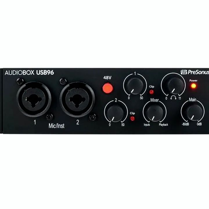Test et Avis de l’interface audio Presonus AudioBox USB 96 25th Anniv Ed