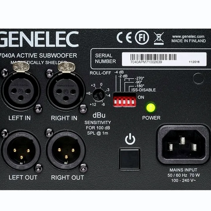 Test et Avis : Genelec 7040 APM