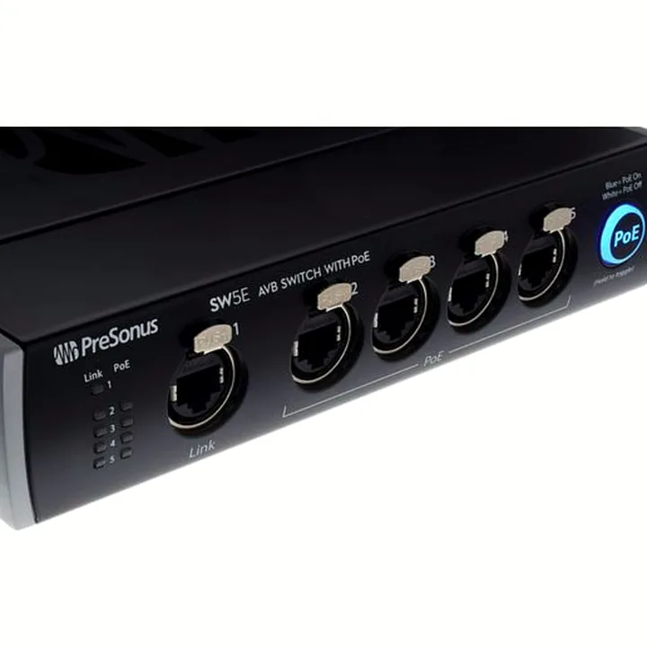 Test et Avis : Presonus SW5E AVB Switch