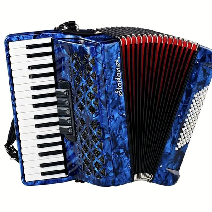Test et Avis : Startone Piano Accordion 72 Blue MKII